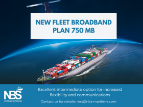 Нов Inmarsat Fleet Broadband план 750 MB